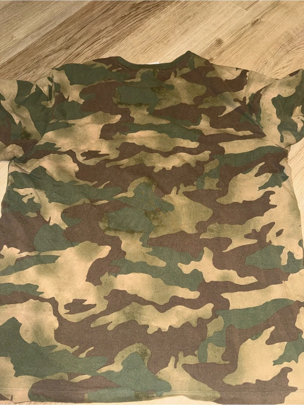 adidas Men's Short Sleeve Camo Tee - Green/Brown/Tan